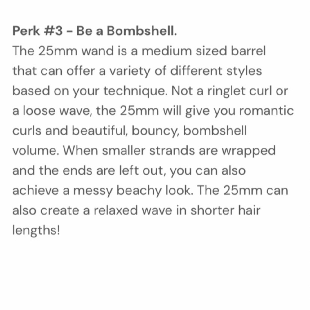 LANGE 25MM ONDULE’ CURLING WAND - Picture 9 of 16